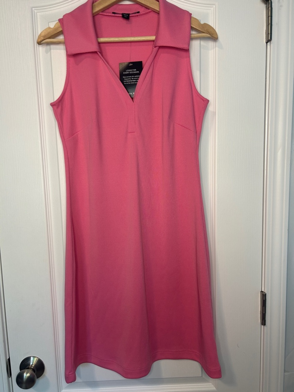 Sleeveless Pink Polo Dress